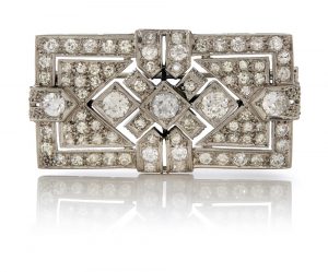 Diamond Brooch, 1920s - Jewels Online
