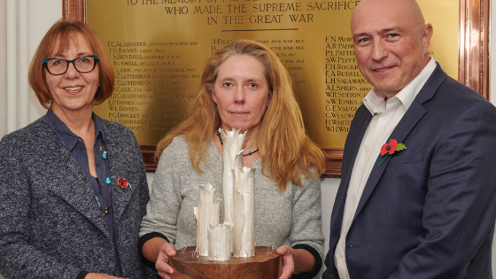 ‘Silence Fell’ Silver commission to mark end of WW1