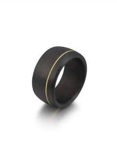 Carbon Cuff with Yellow Diamonds